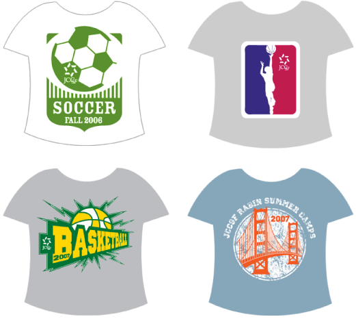 CAMP & CLINICS T-SHIRT DESIGNS