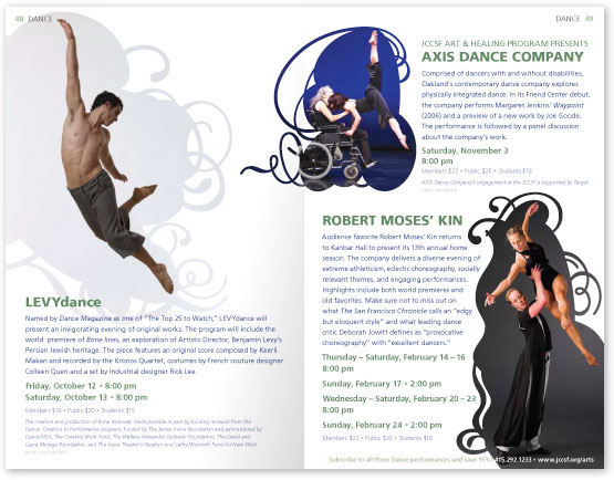 Jewish Community Center of SF - Arts & Ideas Brochure