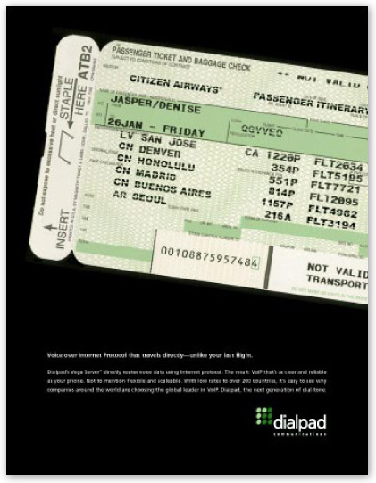 Dialpad Communications - Full Page Magazine Ad - VOIP